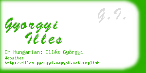 gyorgyi illes business card
