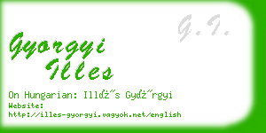 gyorgyi illes business card